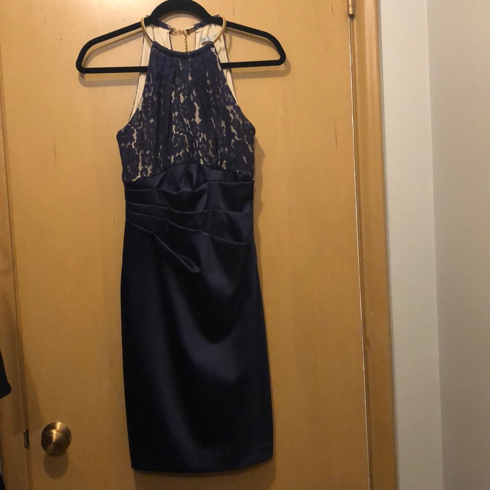 Navy blue cocktail dress! Size 4
